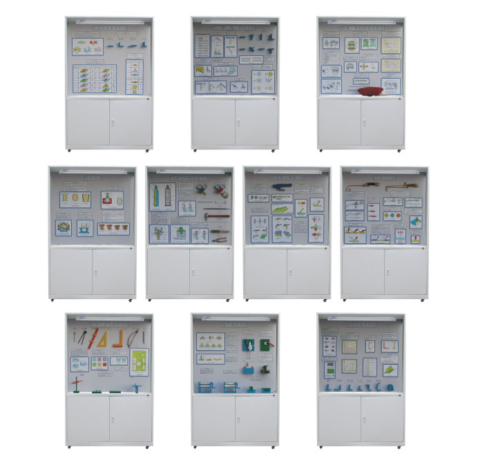 FZHM-10型《焊、鉚工工藝學(xué)》示教陳列柜